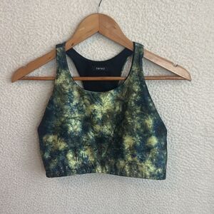 Terez Sports Bra Womens Medium‎ Green Black